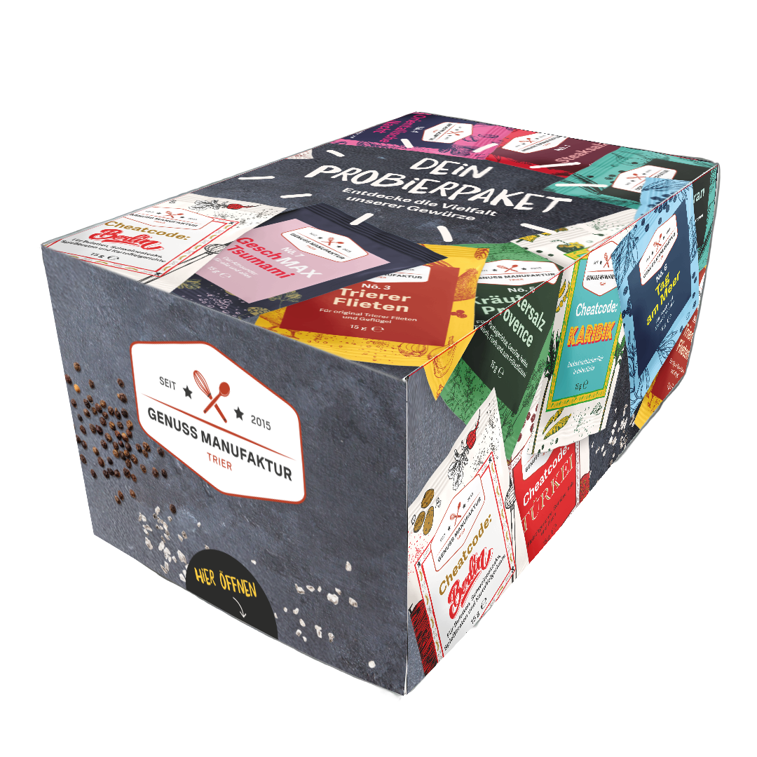 Probierpaket 12er Set – Genussmanufaktur Trier