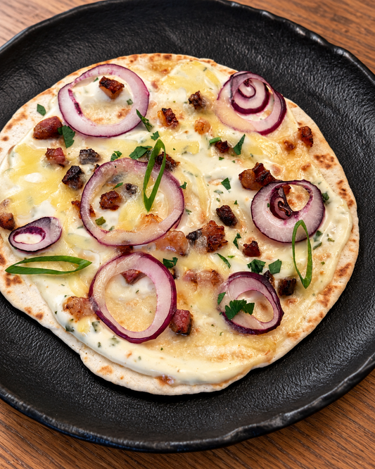 Flammkuchen mit Dip´n Dirty