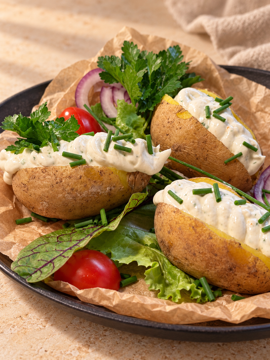 Ofenkartoffeln mit Quark Dip